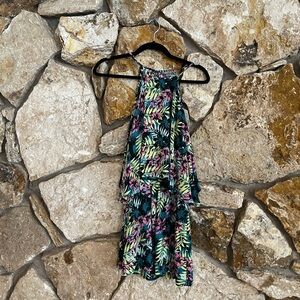 Tropical Halter Dress